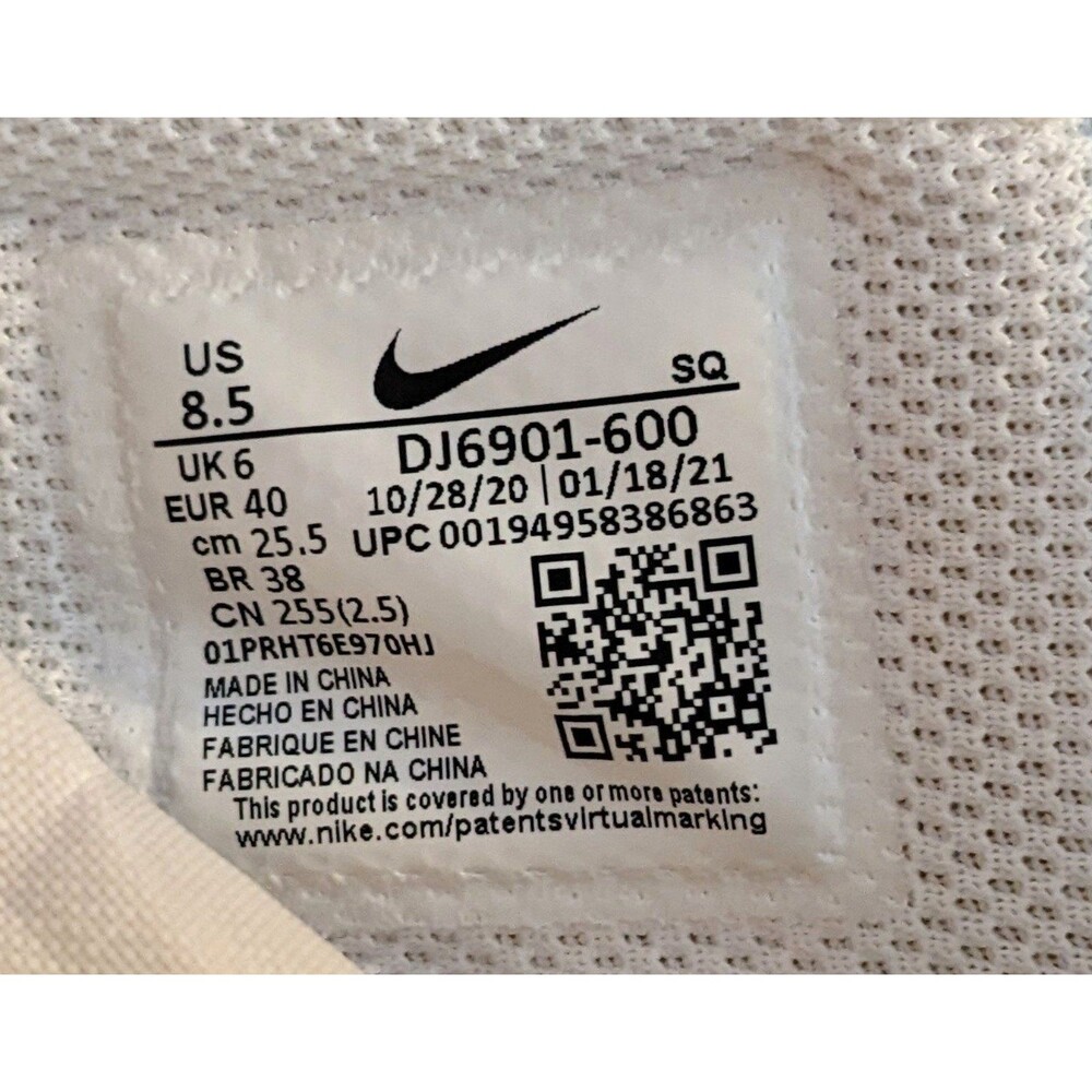 Nike Women's 8.5 Air Force 1 Low Pastel Reveal Shoes Arctic Punch DJ6901-600 - Picture 12 of 12